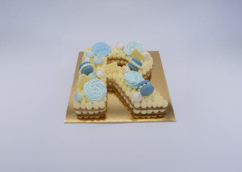 Letter Cake - 'BLUE' - Cuppin's