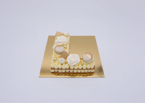 Letter Cake - 'GOLDEN' - Cuppin's