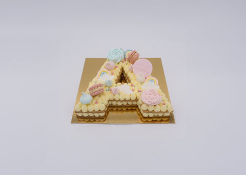 Letter Cake - 'PINK' - Cuppin's