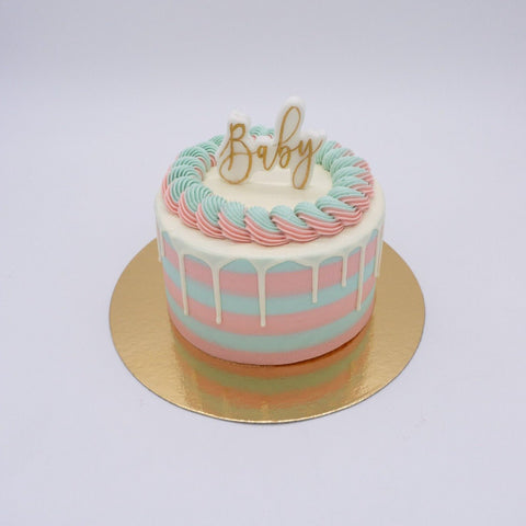 Gâteau 'Baby Shower Gender Reveal' - Cuppin's