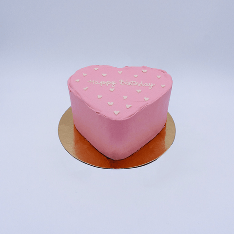 Gâteau - 'Coeur Rose' - Cuppin's