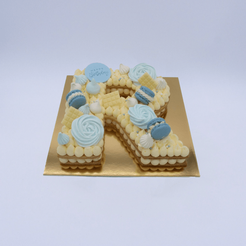 Letter Cake - 'BLUE' - Cuppin's