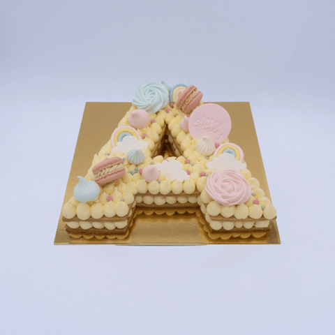 Letter Cake - 'PINK' - Cuppin's