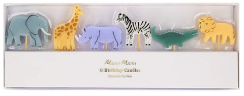 Mini Safari Animal Candles - Cuppin's