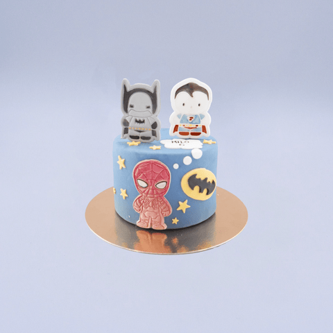 VEGAN Gâteau 'Super Heroes' - Cuppin's