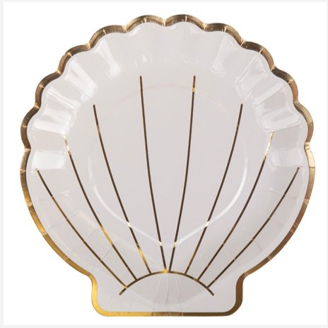 Assiettes coquillage - Cuppin's