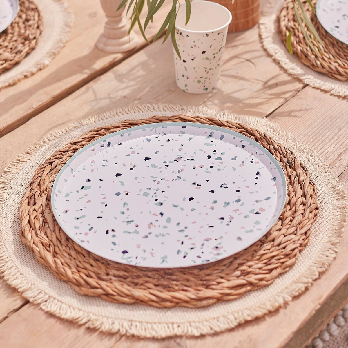 Assiettes eco "Terrazzo" - Cuppin's