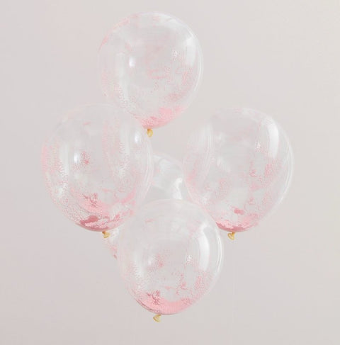 Ballons "confetti pastel rose"" - Cuppin's