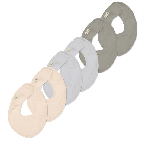 Bavoir 6 pack bibs"Quarry Shade" - Cuppin's