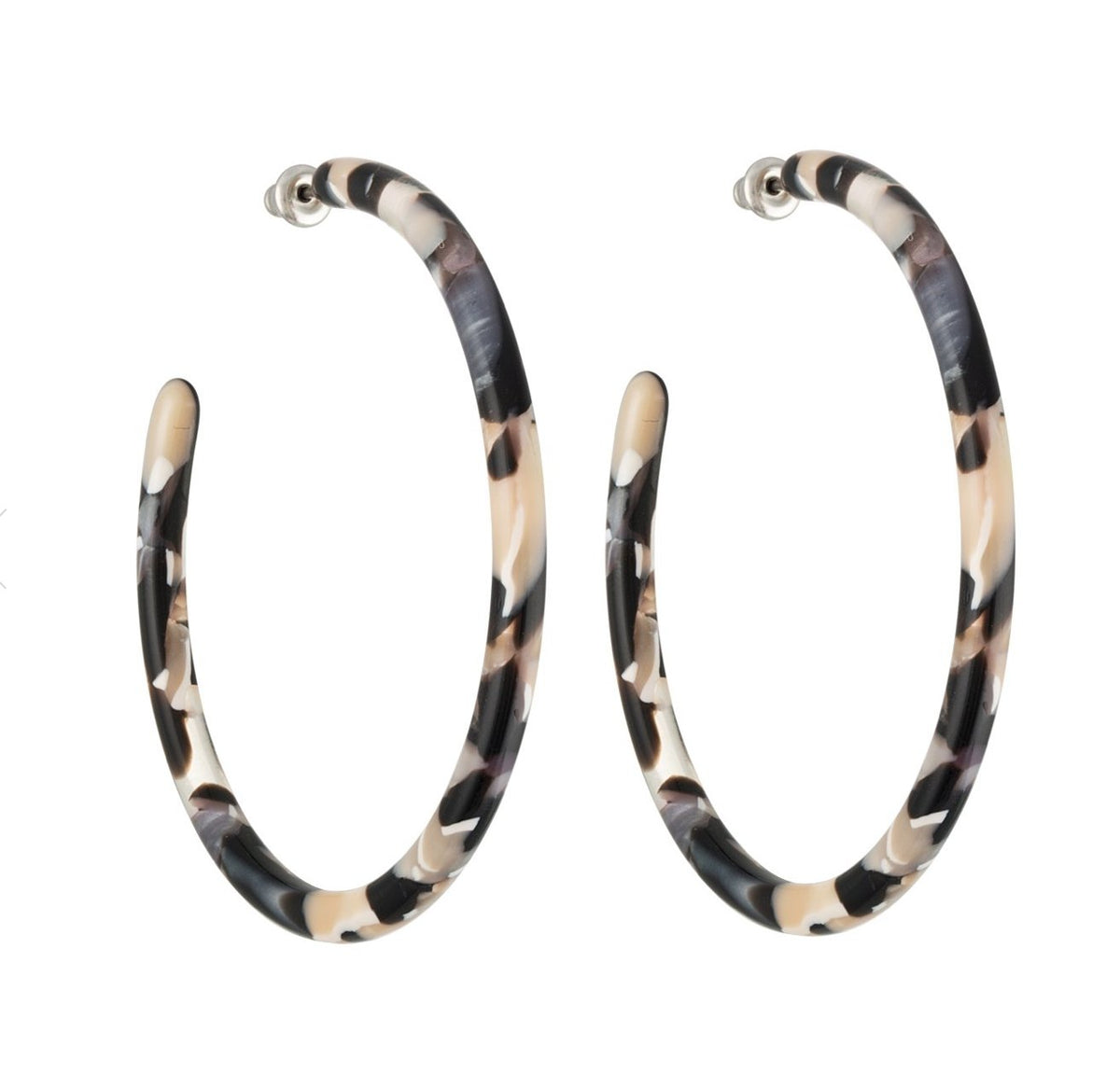 BO Large Hoops - Abalone - Cuppin's