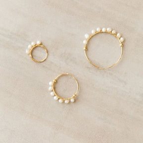 Boucles d'oreilles "Eddy Hoops" L - Cuppin's
