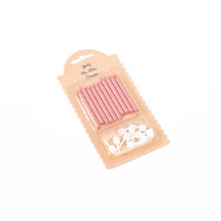 Bougies paillettes rose gold - Cuppin's