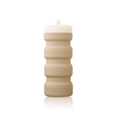 Bouteille pliable en silicone"sandy/ oat mix" - Cuppin's