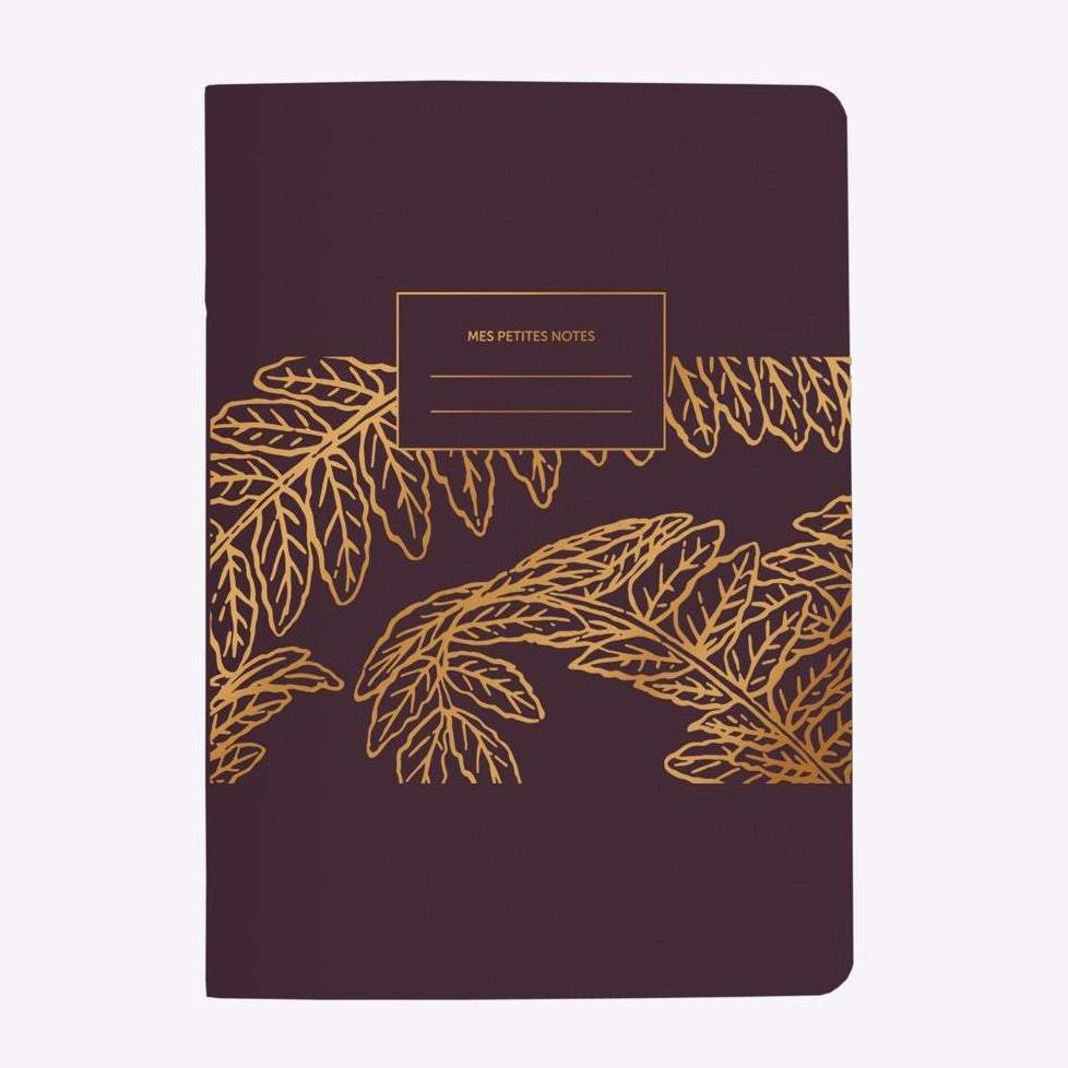 Cahier lignés 'Fougère' - Cuppin's