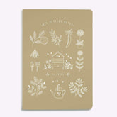 Cahier lignés 'Mon Jardin' kraft - Cuppin's