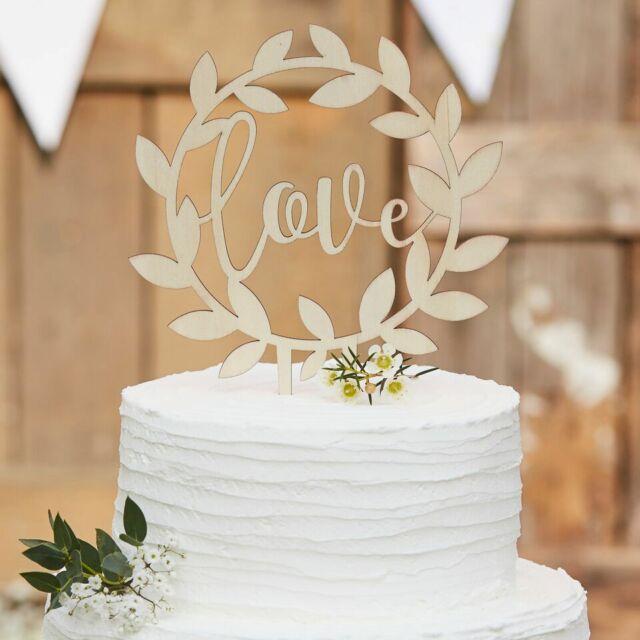 Cake topper LOVE - Ginger Ray - Cuppin's