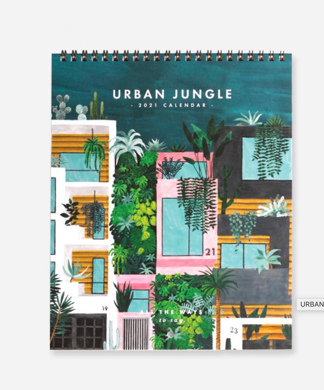 Calendrier - Urban Jungle - Cuppin's