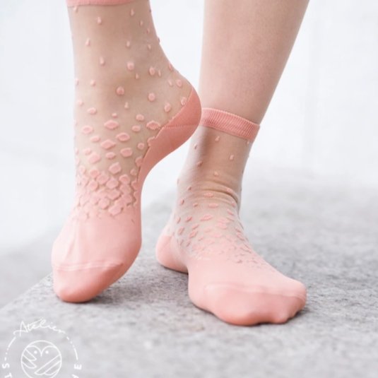 Chaussettes "Nakameguro pink" - Cuppin's