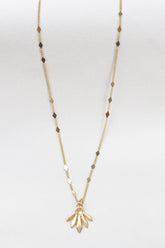 Collier Didi Gold Rose Quartz - Cuppin's