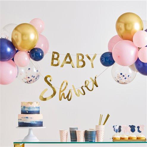 Ensemble Guirlande et Ballons - Baby Shower - Ginger Ray - Cuppin's
