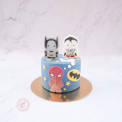 Gâteau 'Super Heroes' - Cuppin's