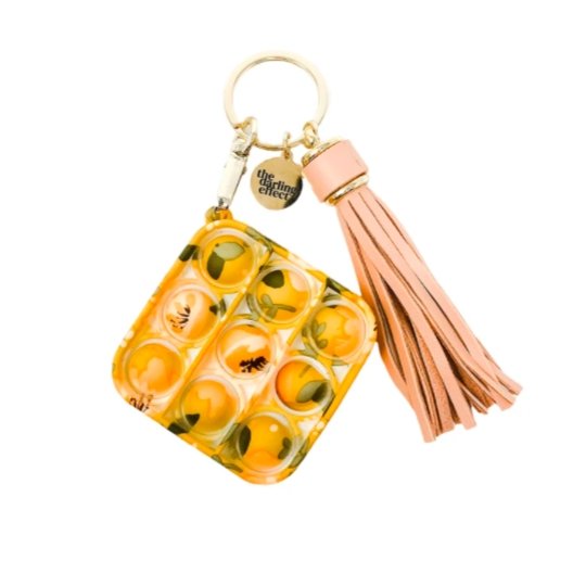 Lil poppy- Porte clés Orange - Cuppin's