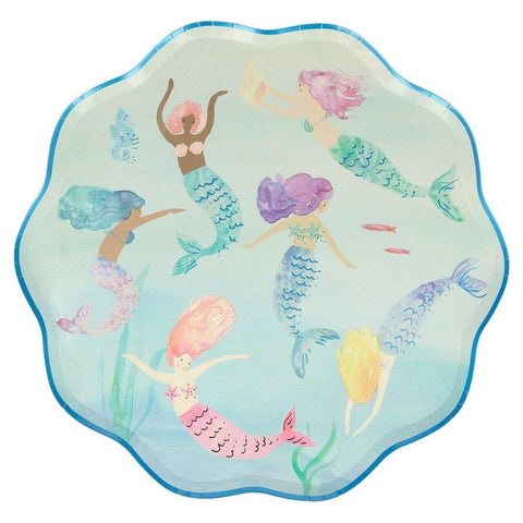 Mermaids Swimming Plates - Cuppin's