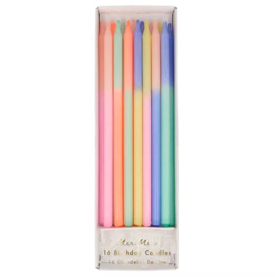 Multi Colour Block Candles - Cuppin's