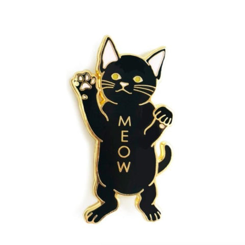 Pin's chat noir "meow" - Cuppin's