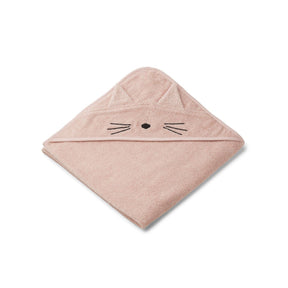 serviette de bain rose chat - Cuppin's