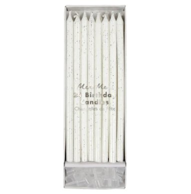 Silver Glitter Candles - Cuppin's