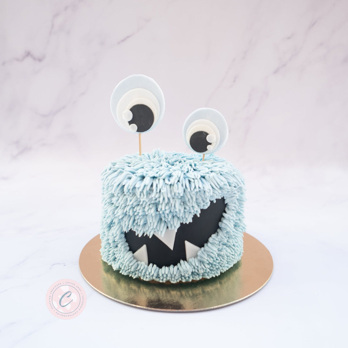 VEGAN Gâteau 'Monstre - Bleu' - Cuppin's
