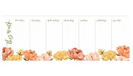 Weekly planner " Florale" - Cuppin's