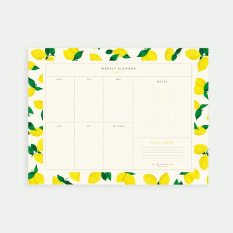 Weekly planner "Lemon" - Cuppin's